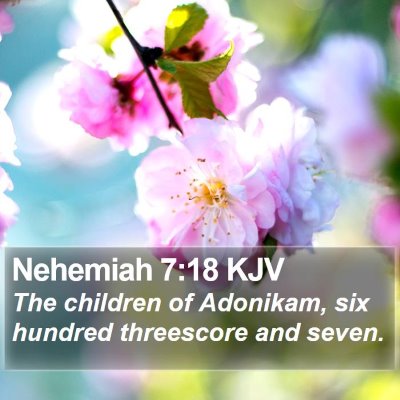 Nehemiah 7:18 KJV Bible Verse Image