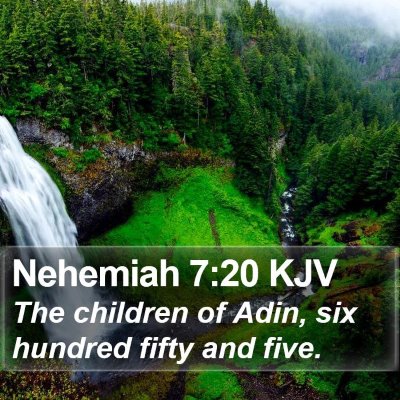 Nehemiah 7:20 KJV Bible Verse Image