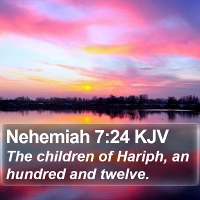 Nehemiah 7:24 KJV Bible Verse Image