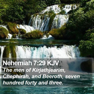Nehemiah 7:29 KJV Bible Verse Image
