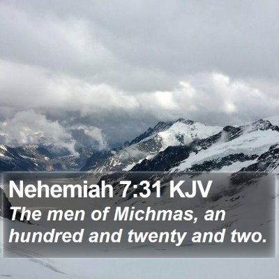 Nehemiah 7:31 KJV Bible Verse Image