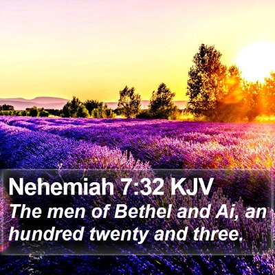 Nehemiah 7:32 KJV Bible Verse Image