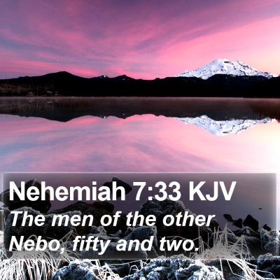 Nehemiah 7:33 KJV Bible Verse Image
