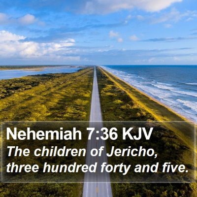 Nehemiah 7:36 KJV Bible Verse Image