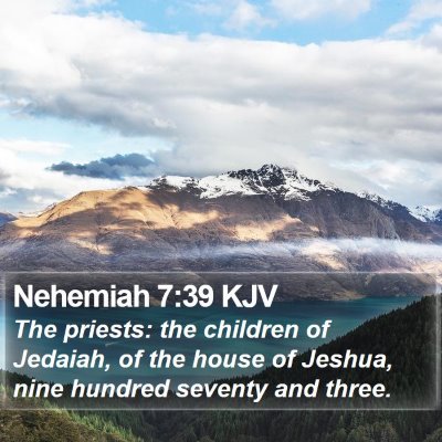 Nehemiah 7:39 KJV Bible Verse Image