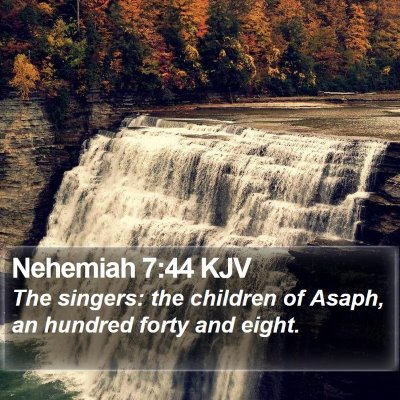 Nehemiah 7:44 KJV Bible Verse Image