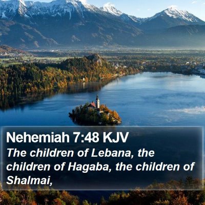 Nehemiah 7:48 KJV Bible Verse Image