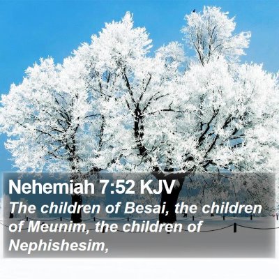 Nehemiah 7:52 KJV Bible Verse Image