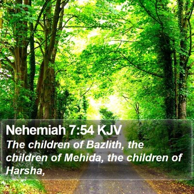 Nehemiah 7:54 KJV Bible Verse Image