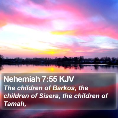 Nehemiah 7:55 KJV Bible Verse Image