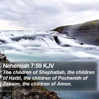 Nehemiah 7:59 KJV Bible Verse Image