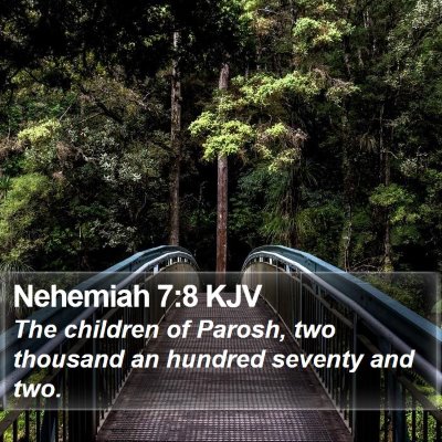 Nehemiah 7:8 KJV Bible Verse Image