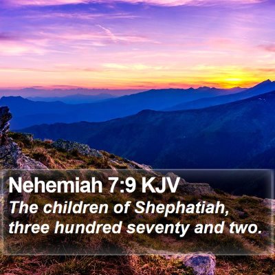 Nehemiah 7:9 KJV Bible Verse Image
