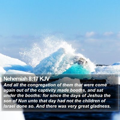 Nehemiah 8:17 KJV Bible Verse Image