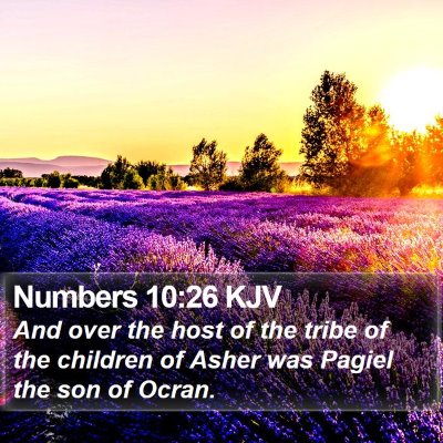 Numbers 10:26 KJV Bible Verse Image