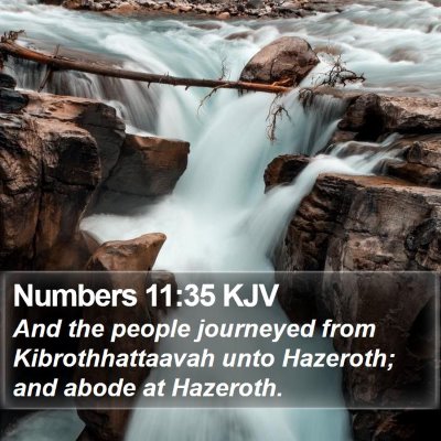 Numbers 11:35 KJV Bible Verse Image