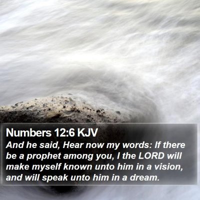 Numbers 12:6 KJV Bible Verse Image