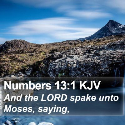 Numbers 13:1 KJV Bible Verse Image