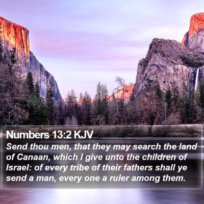 Numbers 13:2 KJV Bible Verse Image