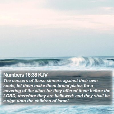 Numbers 16:38 KJV Bible Verse Image