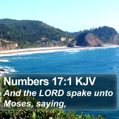 Numbers 17:1 KJV Bible Verse Image