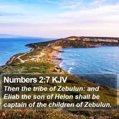 Numbers 2:7 KJV Bible Verse Image