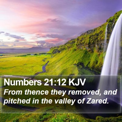 Numbers 21:12 KJV Bible Verse Image