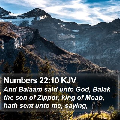 Numbers 22:10 KJV Bible Verse Image