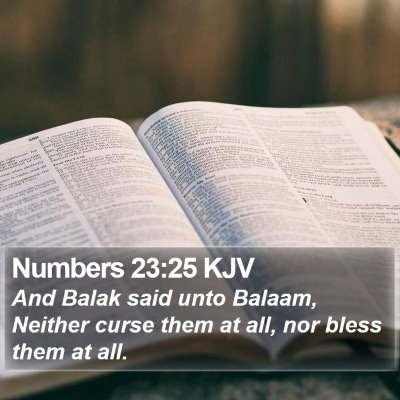 Numbers 23:25 KJV Bible Verse Image