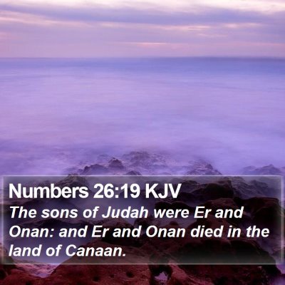 Numbers 26:19 KJV Bible Verse Image