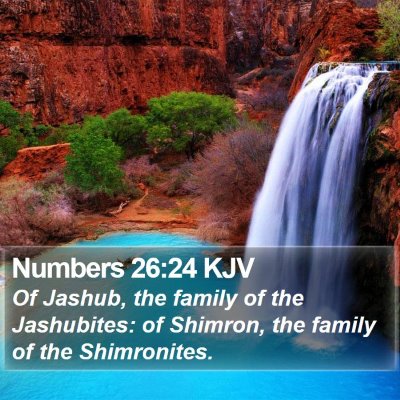 Numbers 26:24 KJV Bible Verse Image