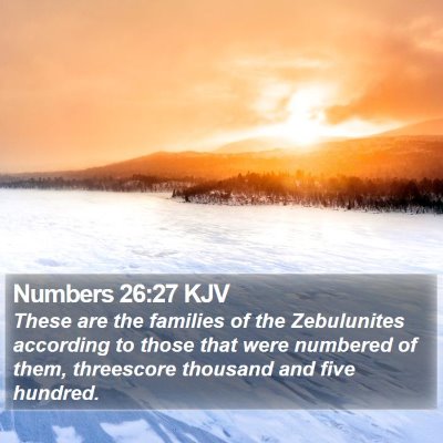 Numbers 26:27 KJV Bible Verse Image