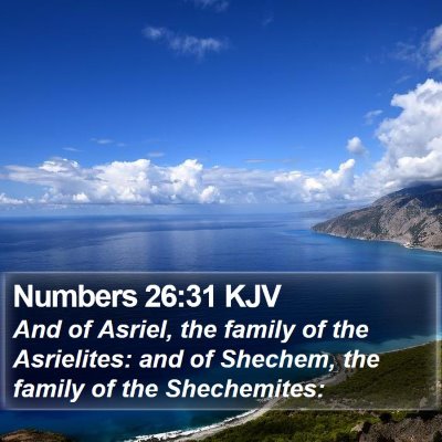 Numbers 26:31 KJV Bible Verse Image