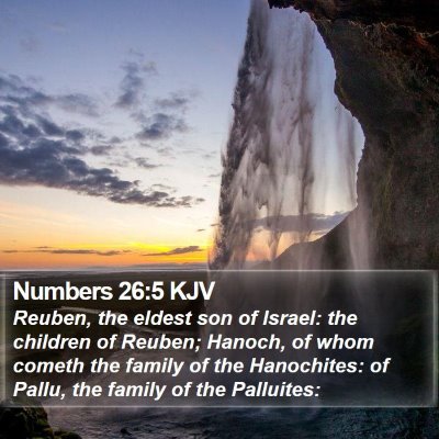 Numbers 26:5 KJV Bible Verse Image