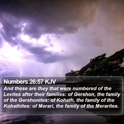 Numbers 26:57 KJV Bible Verse Image