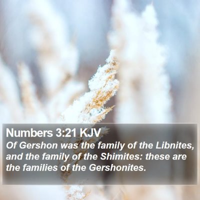 Numbers 3:21 KJV Bible Verse Image