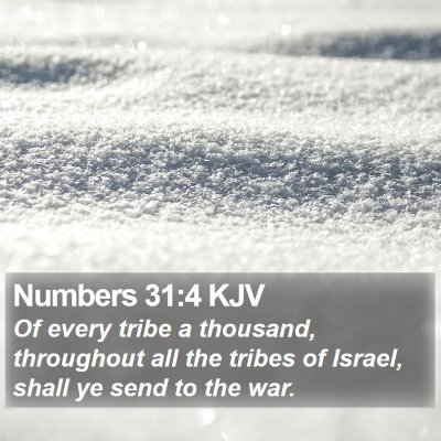 Numbers 31:4 KJV Bible Verse Image