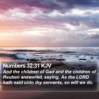 Numbers 32:31 KJV Bible Verse Image