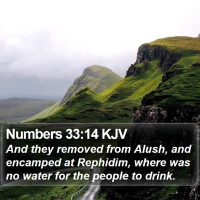 Numbers 33:14 KJV Bible Verse Image