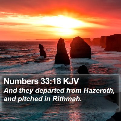 Numbers 33:18 KJV Bible Verse Image