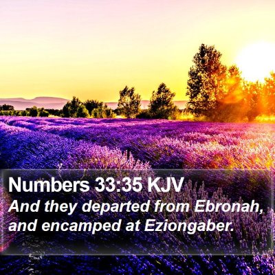 Numbers 33:35 KJV Bible Verse Image