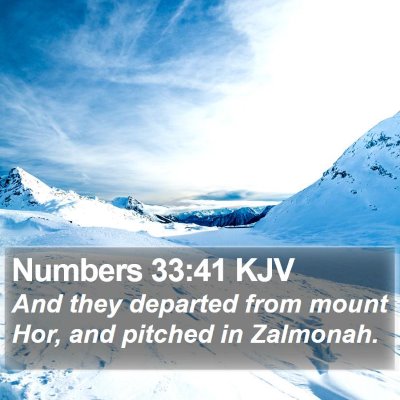 Numbers 33:41 KJV Bible Verse Image