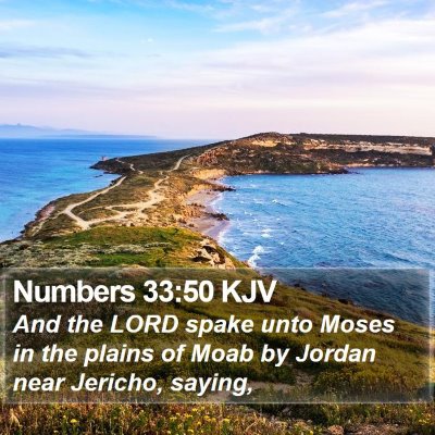 Numbers 33:50 KJV Bible Verse Image
