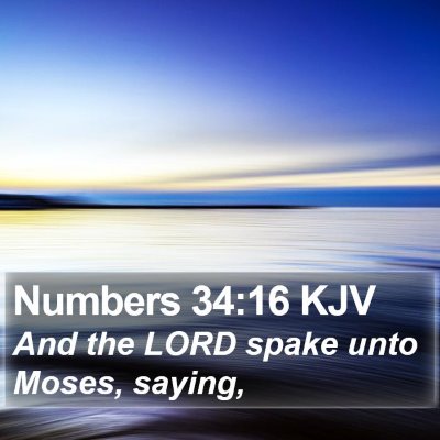 Numbers 34:16 KJV Bible Verse Image