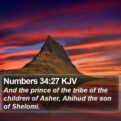 Numbers 34:27 KJV Bible Verse Image