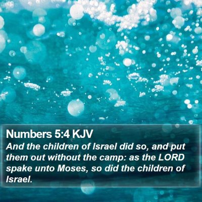 Numbers 5:4 KJV Bible Verse Image