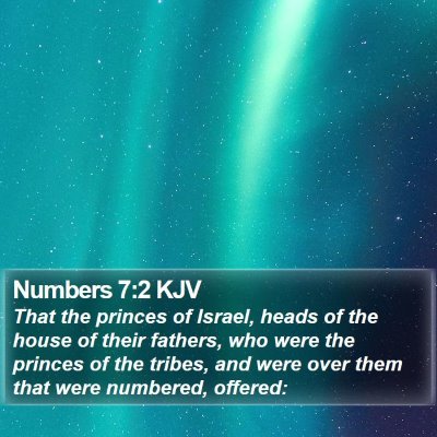 Numbers 7:2 KJV Bible Verse Image