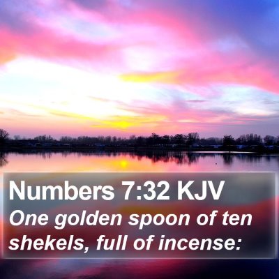 Numbers 7:32 KJV Bible Verse Image