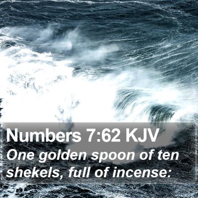 Numbers 7:62 KJV Bible Verse Image