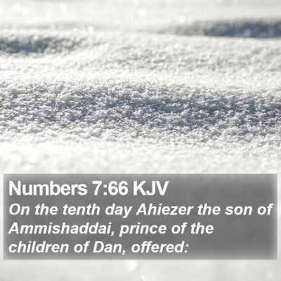 Numbers 7:66 KJV Bible Verse Image